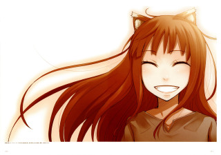 Girl red hair cat ears - cheerful free wallpaper