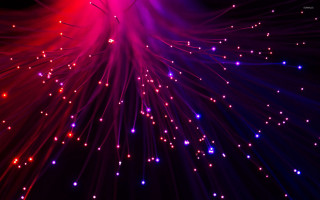 Colorful fireworks display red blue - many light free wallpaper