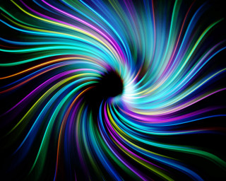 Colorful swirl light black background 2 - vibrant free wallpaper