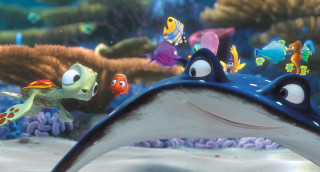 Cartoon character swimming ocean fish 5 - a fish free wallpaper