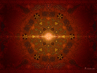 Red gold design background bottom - sacred free wallpaper
