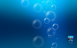 Blue bubbles person cellphone foreground - amano free wallpaper for desktop