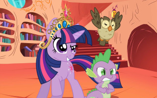 Pony ponies bookshelves owls fantasy - david teniers iii free wallpaper