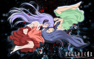 Anime characters long hair dress 2 - a sword and the other free wallpaper