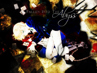 Fallen into the abyss person - a caption free wallpaper for desktop