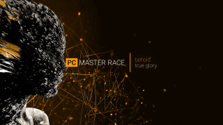 Black yellow abstract face po - 8 k free wallpaper