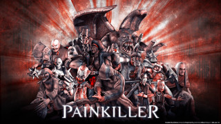 Demonic group red background painkiller - demonic free wallpaper for desktop