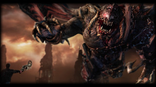 Demonic bloody face sharp teeth - sharp tooth free wallpaper