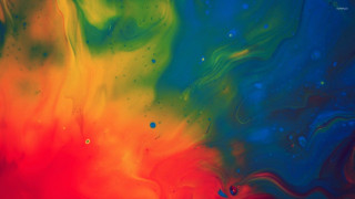 Colorful liquid painting with red - liquid free wallpaper