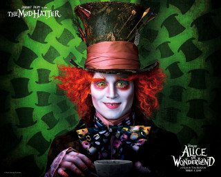 Mad hatter coffee man looking - mad free wallpaper