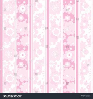 Pink white striped background flowers - plain free wallpaper for tablet