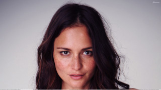 Freckled woman white shirt naturalism - freckle free wallpaper