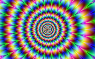 Psychedelic spiral design colorful artwork 4 - op art free wallpaper
