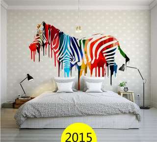 Zebra painted bedroom bed pillows - a zebra free wallpaper for tablet
