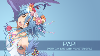 Girl blue hair flowers background - eiq free wallpaper for desktop