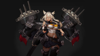 Woman sword armor arms outstretched - 3 d model free wallpaper