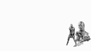 Drawing two people bench snow - his leg free wallpaper