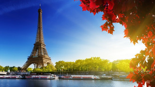 Eiffel tower beautiful view paris - free autumn wallpaper for desktop