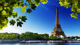 Eiffel tower river paris view - bernard meninsky free wallpaper