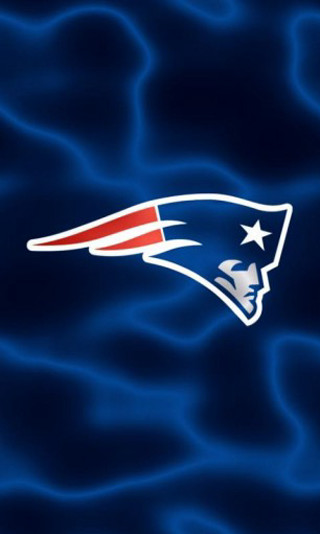 New england football logo blue 6 - art brenner free wallpaper for mobile
