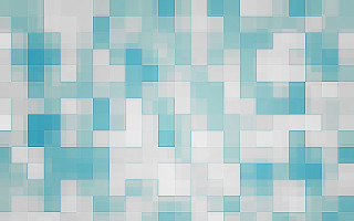 Blue white squares gradient generative - varying size and shapes free wallpaper