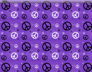 Purple peace sign background white - psychedelic art free wallpaper for desktop