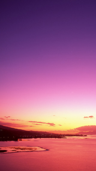 Plane purple sky sunset water - dawn free wallpaper for mobile