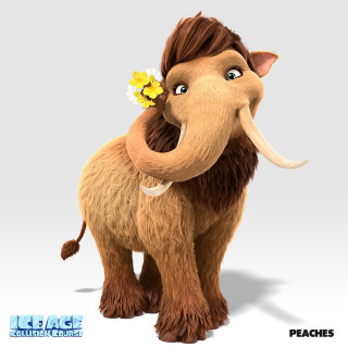 Cartoon mammoth flower peace language - ambient free wallpaper for tablet