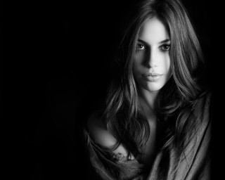 Woman long hair towel neck - her neck free wallpaper for desktop