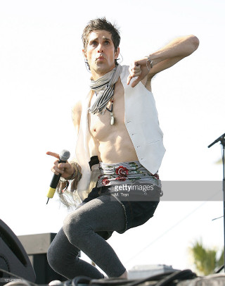 Man shirtless performing stage microphone - stage free wallpaper for mobile