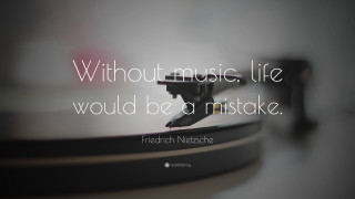 Without music life would be - jagged free wallpaper