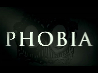 Dark background phobia white letters - orphism free wallpaper