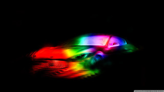 Car rainbow light hood dark - a rainbow light free wallpaper