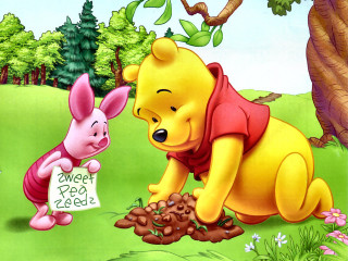 Pooh piglet ecological cute funny - sweet free wallpaper