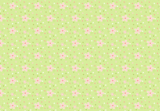 Green background pink flowers dots - annabel kidston free wallpaper for desktop