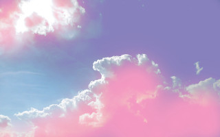 Plane flying sky pink cloud - claire hummel free wallpaper