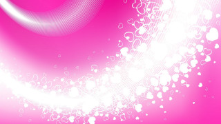 Pink background hearts lines white - a white swirl free wallpaper