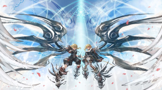 Anime characters wings standing next - elysium free wallpaper for desktop