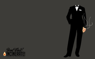 Man tuxedo chain cigarette pocket - his hand and a cigarette free wallpaper