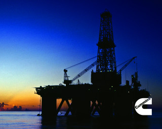 Large crane pier sunset blue - a pier free wallpaper