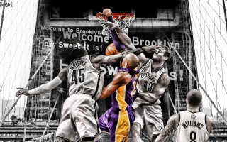 Basketball game men building brooklyn - welcome free wallpaper