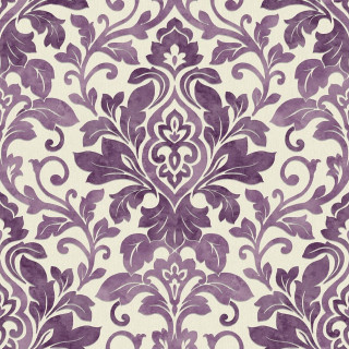 Purple white floral wallpaper design - art and crafts movement free wallpaper for tablet