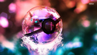 Glass ball pikachu glasses inside - a glass ball free wallpaper