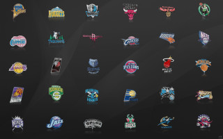 Sports logos collection black background - allan brooks free wallpaper