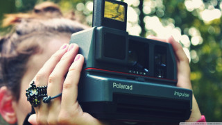 Woman camera head video face - lomography free wallpaper