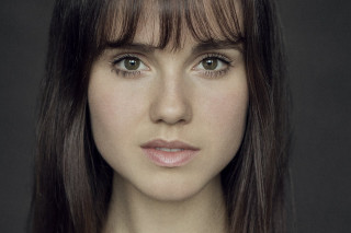 Woman long hair necklace serious 8 - charlotte harding free wallpaper