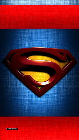 Superman logo red blue background - a superman logo free wallpaper