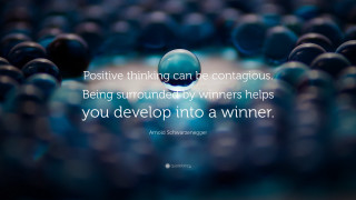 Positive thinking bubble quote contagious - stuckism free wallpaper