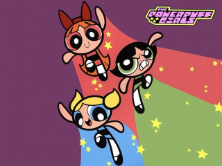 Powerpuff girls cartoon characters star - a star background free wallpaper