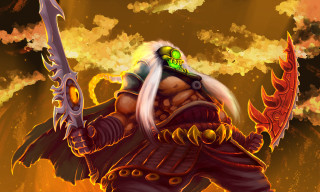 Cartoon character sword demon outfit - a large sword free wallpaper